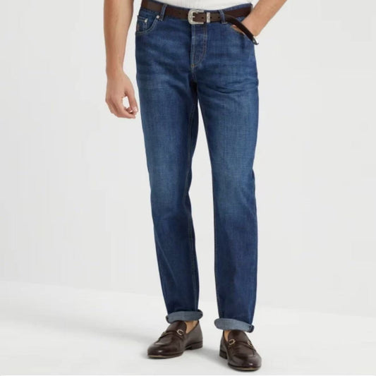 워시드 청바지 (washed jeans)