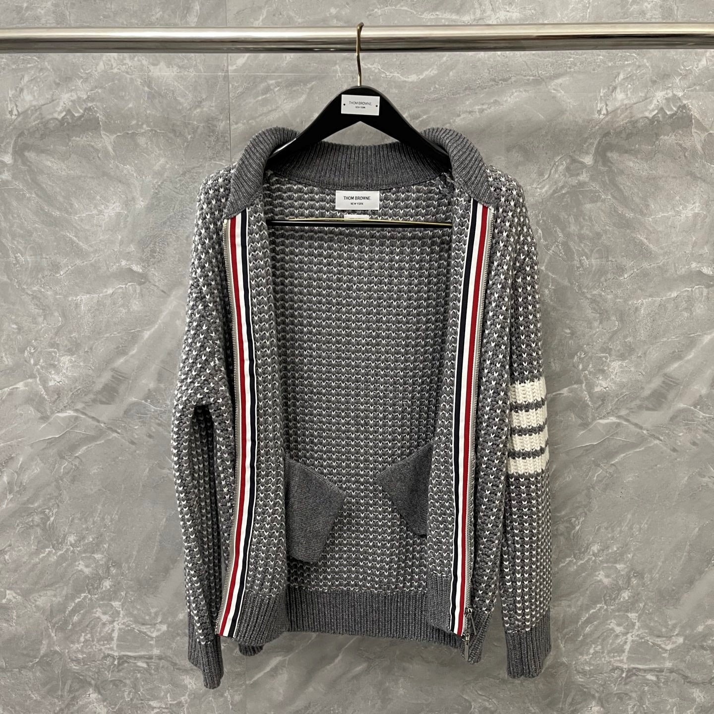 웨빙 지퍼가디건 (Webbing zipper cardigan)