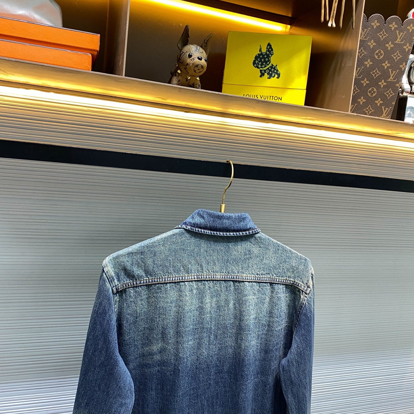 그라데이션 데님 셔츠 (gradient denim shirt)