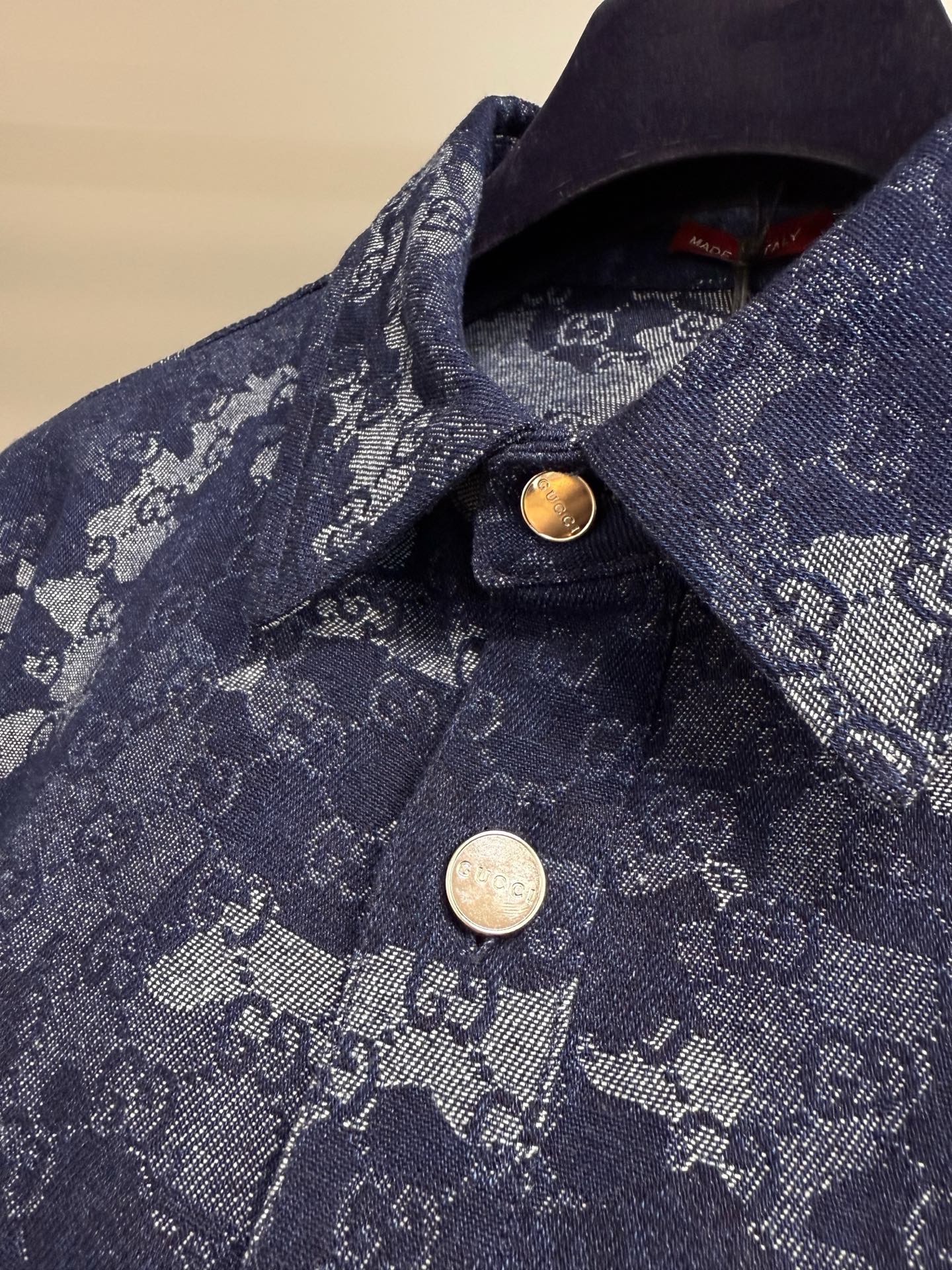 텍스처 데님자켓 (textured denim jacket)