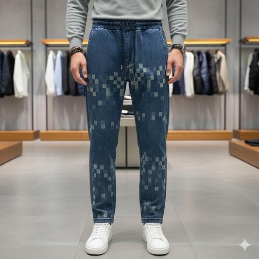 체커보드 밴딩바지 (Checkerboard banding pants)