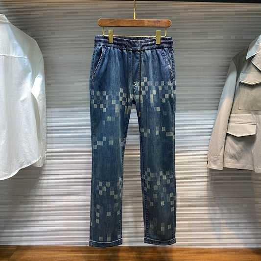 체커보드 밴딩바지 (Checkerboard banding pants)
