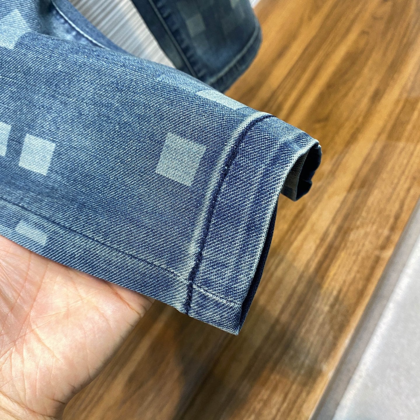 체커보드 밴딩바지 (Checkerboard banding pants)