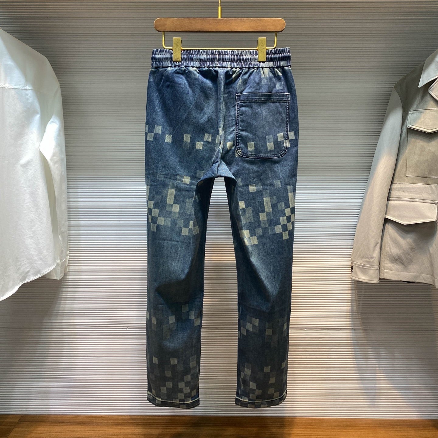 체커보드 밴딩바지 (Checkerboard banding pants)