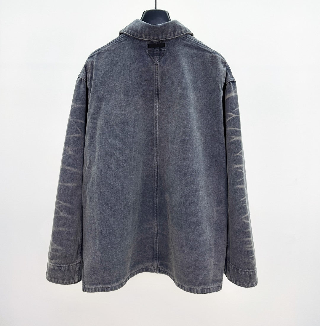 워싱 데님 자켓 (washed denim jacket)