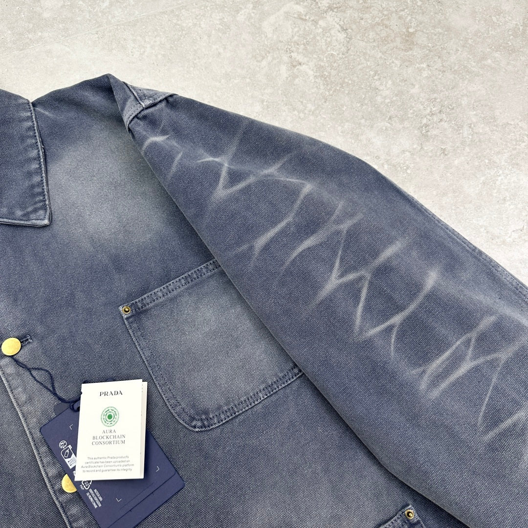 워싱 데님 자켓 (washed denim jacket)