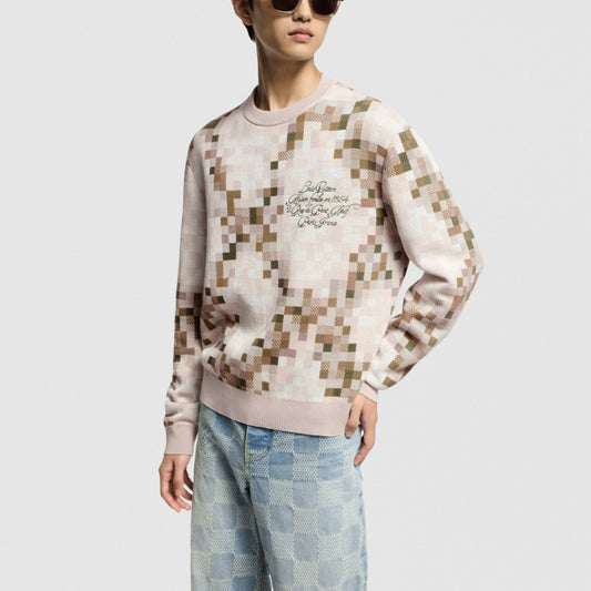 카무플라주 니트티셔츠(Camouflage knit t-shirt)