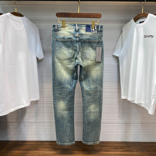 워시드 청바지 (washed jeans)