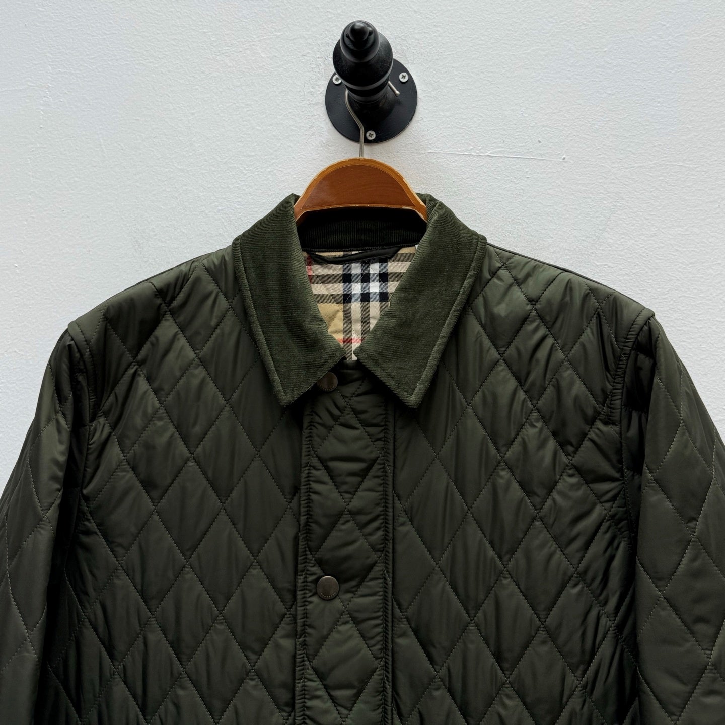 플래드 퀄팅자켓 (Plaid quilted jacket)