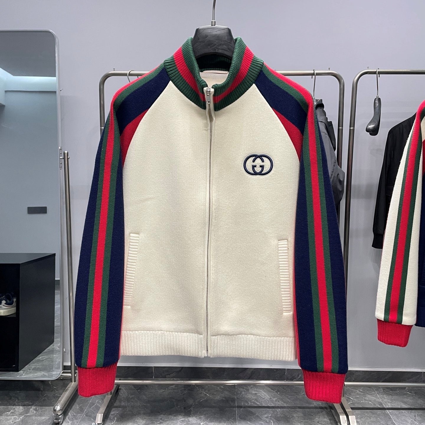 비스코스 집업 (viscose zip-up)