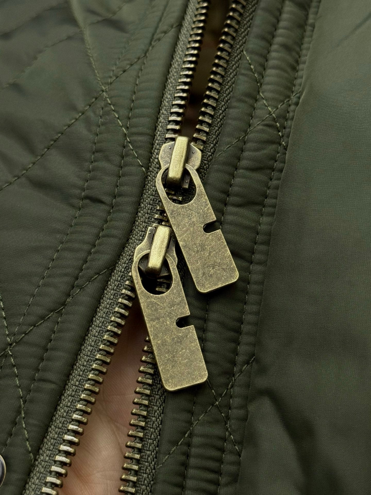 플래드 퀄팅자켓 (Plaid quilted jacket)