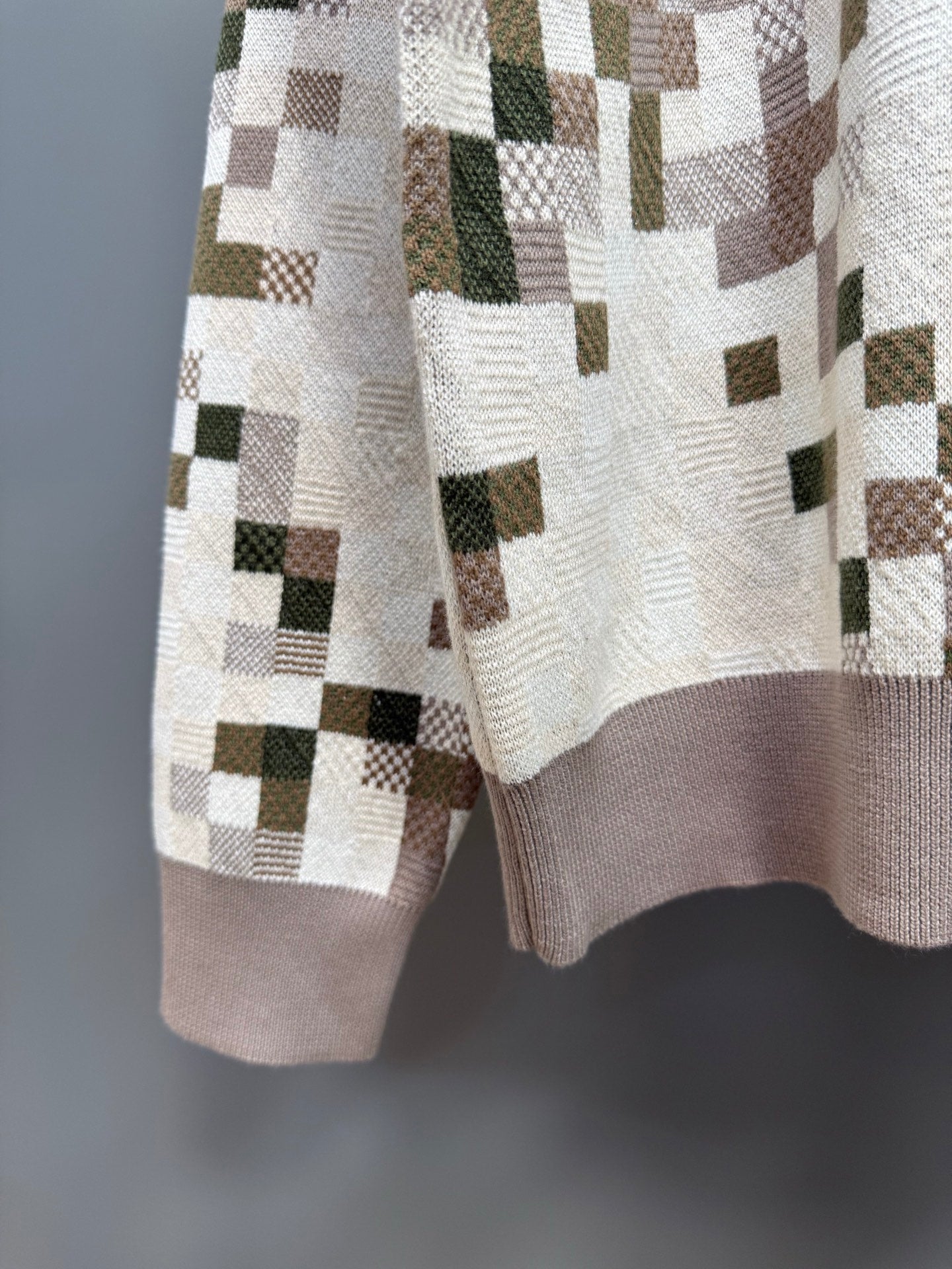 카무플라주 니트티셔츠(Camouflage knit t-shirt)
