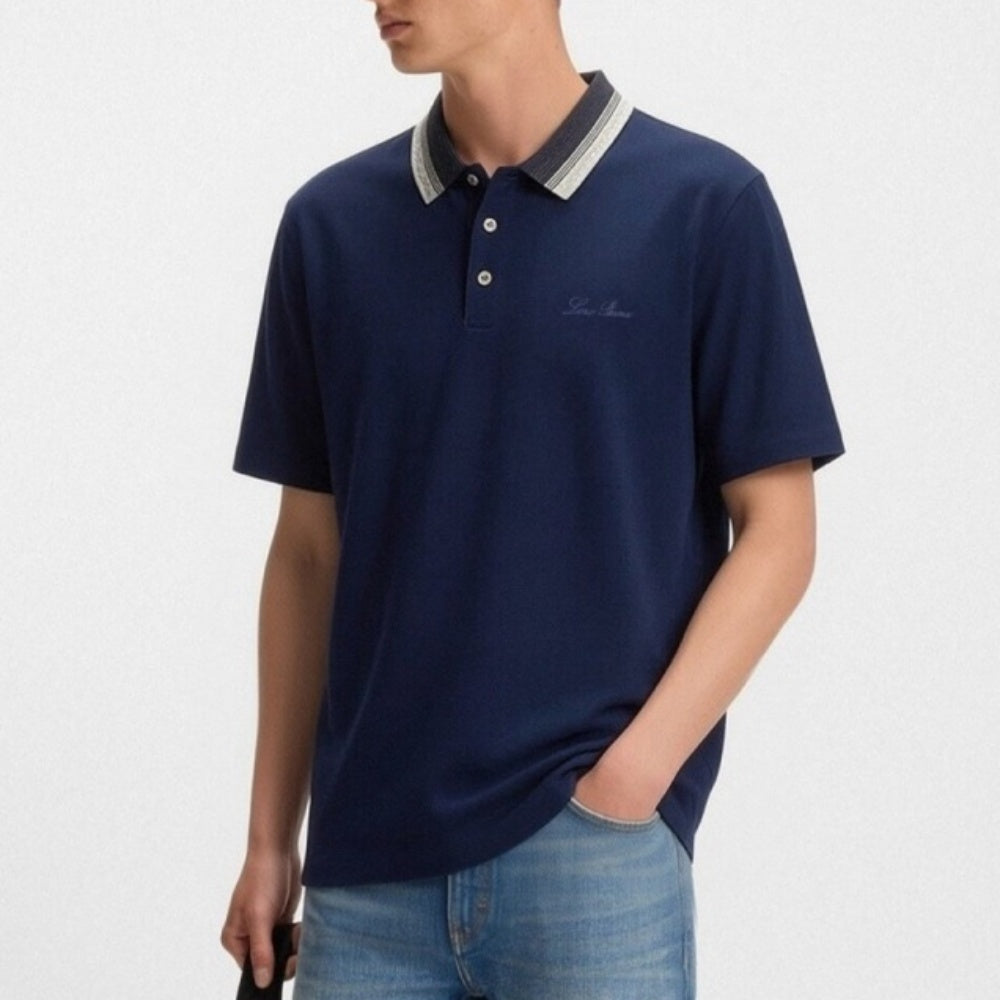 럭스 배색 티셔츠 (Luxe Color-Block T-Shirt)