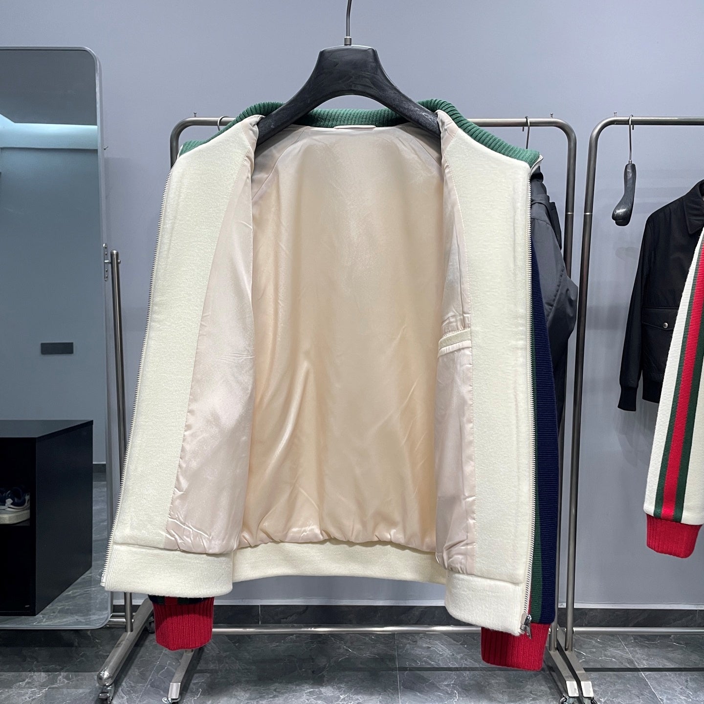 비스코스 집업 (viscose zip-up)