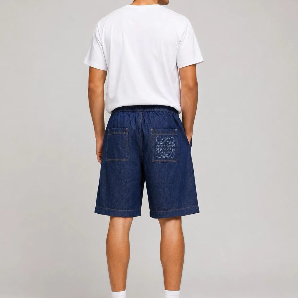 자수 패치 쇼츠 (Embroidered patch shorts)