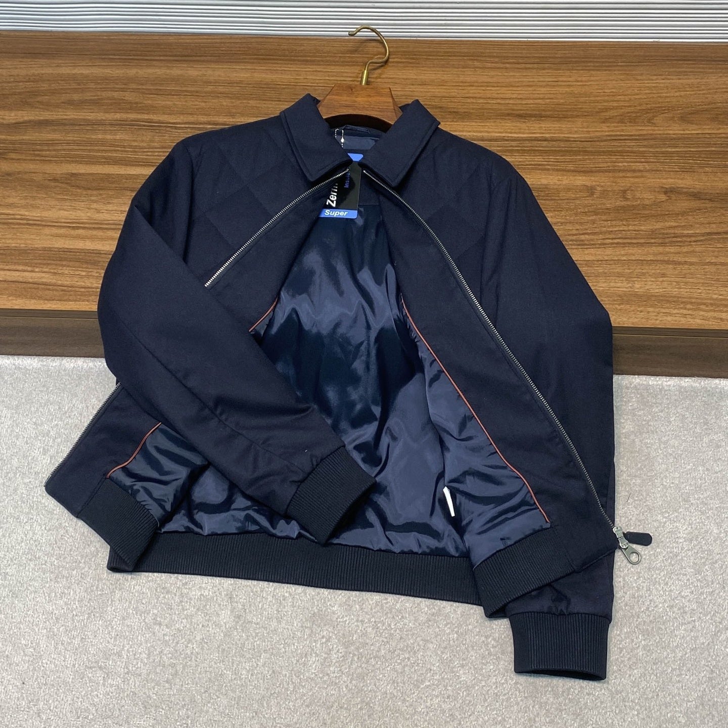 울 혼방 퀼팅 (Wool blend quilting)