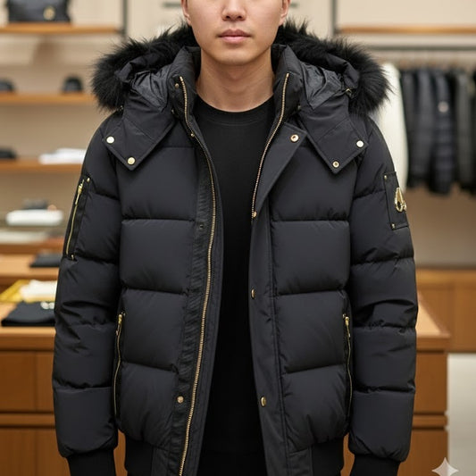 크롭 봄버 다운자켓 (Crop bomber down jacket)