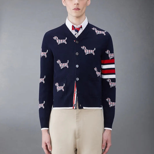 인타르시아 가디건 (Intarsia Cardigan)