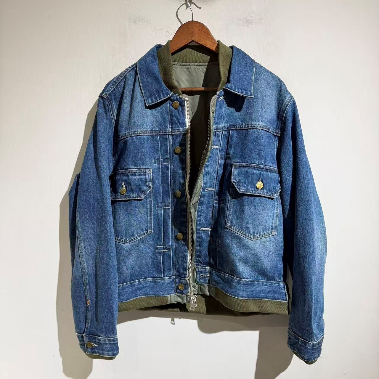 리버서블 리버서블 데님자켓 (Reversible reversible denim jacket)