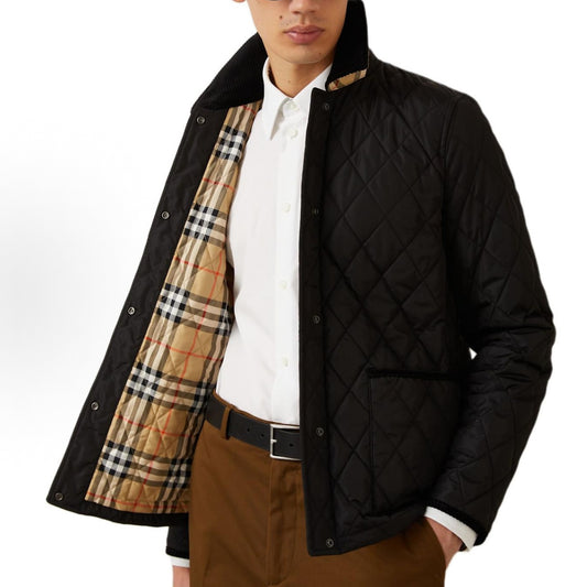 플래드 퀄팅자켓 (Plaid quilted jacket)