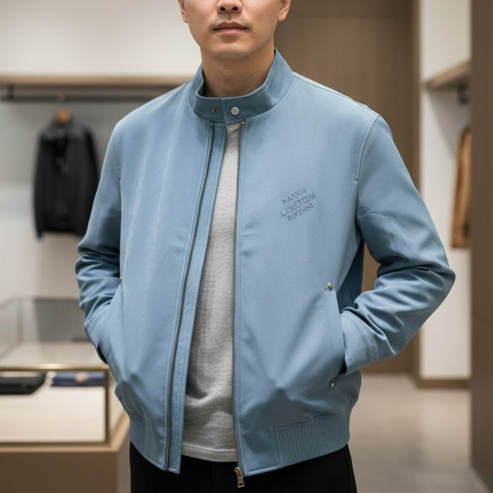 스웨이드 칼라 재킷 (suede collar jacket)