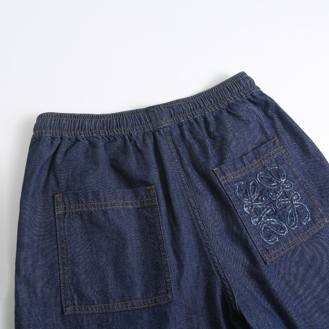 자수 패치 쇼츠 (Embroidered patch shorts)