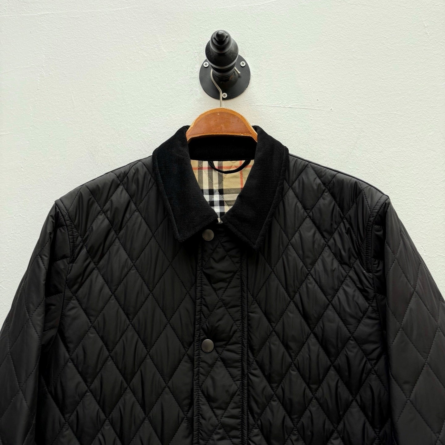 플래드 퀄팅자켓 (Plaid quilted jacket)