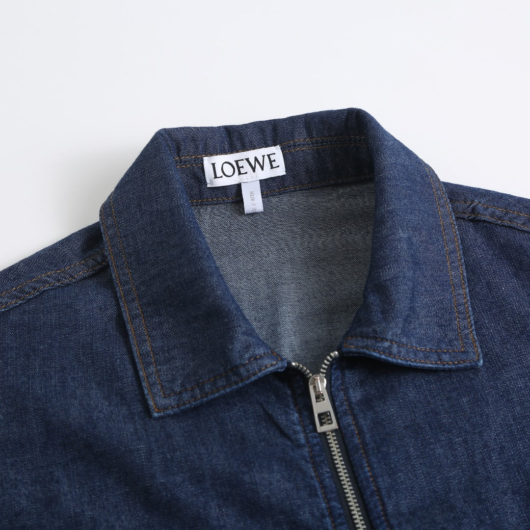 자수 패치 집업 (Embroidered patch zip-up)
