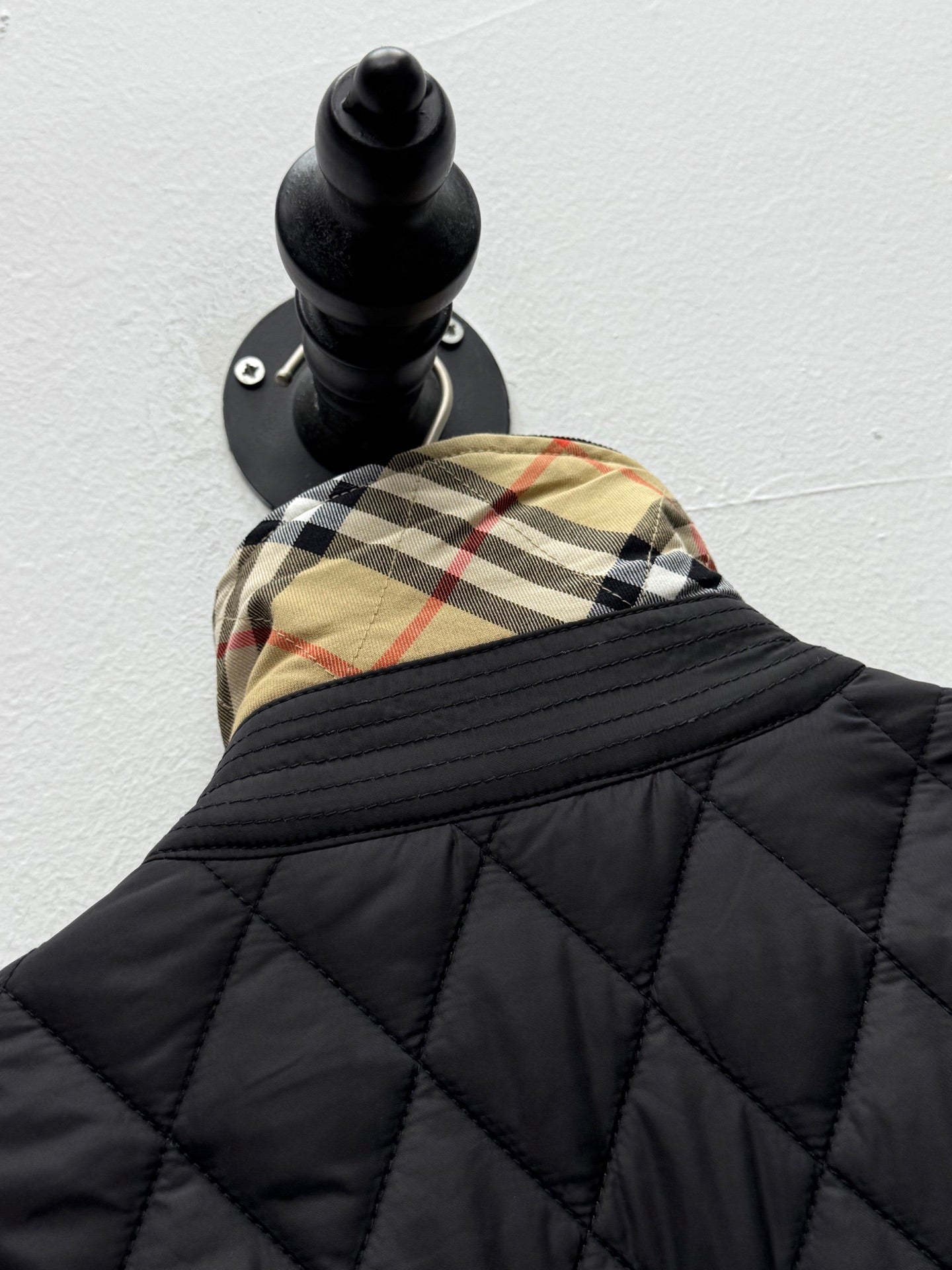 플래드 퀄팅자켓 (Plaid quilted jacket)