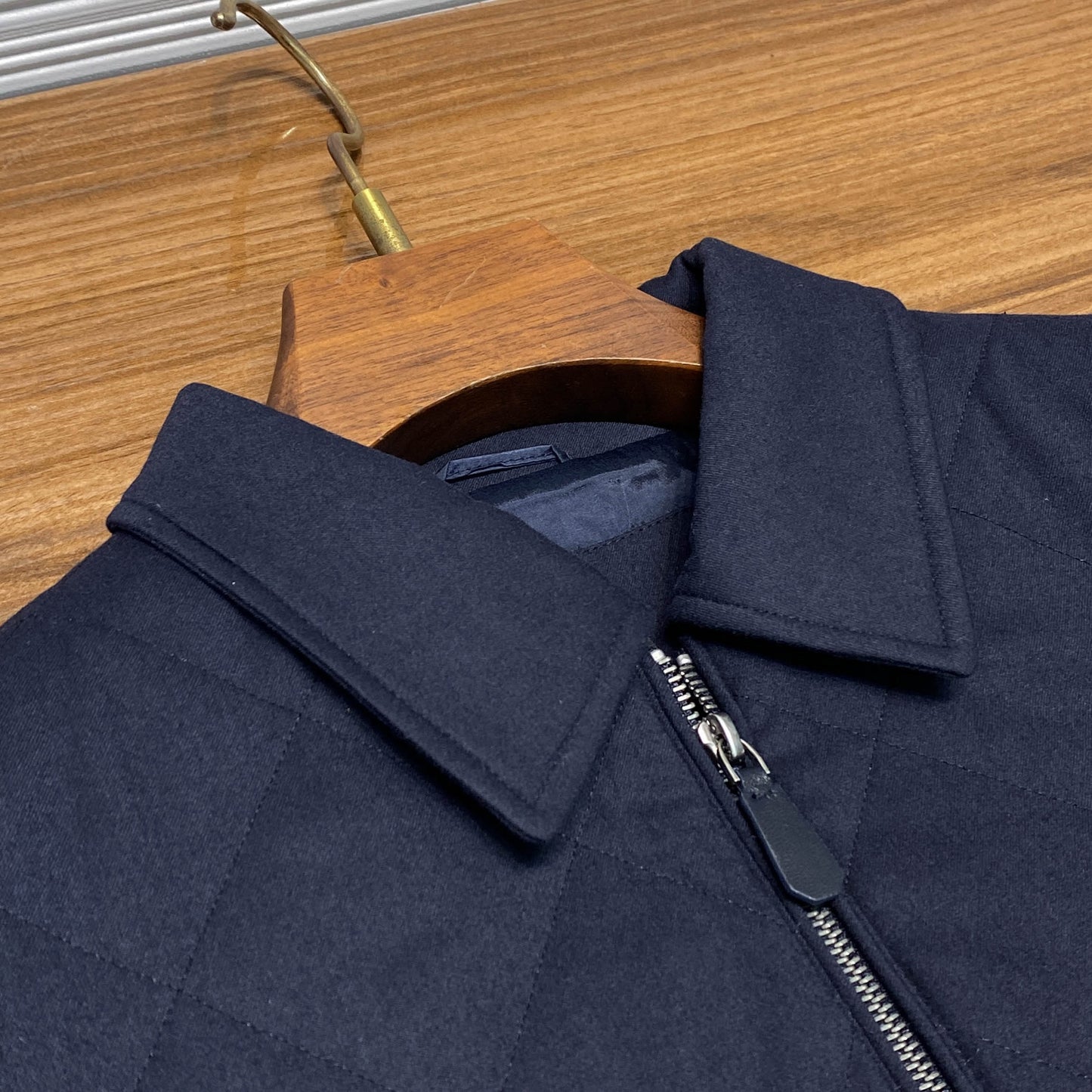 울 혼방 퀼팅 (Wool blend quilting)