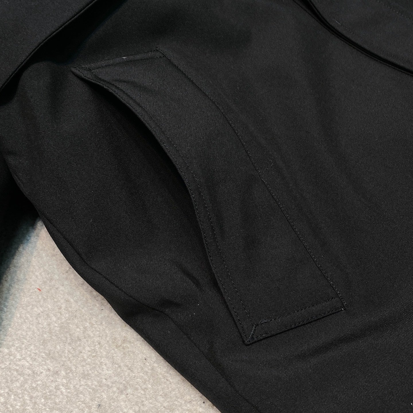 매트 트윌 롱 다운 코트 (Matte twill long down coat)
