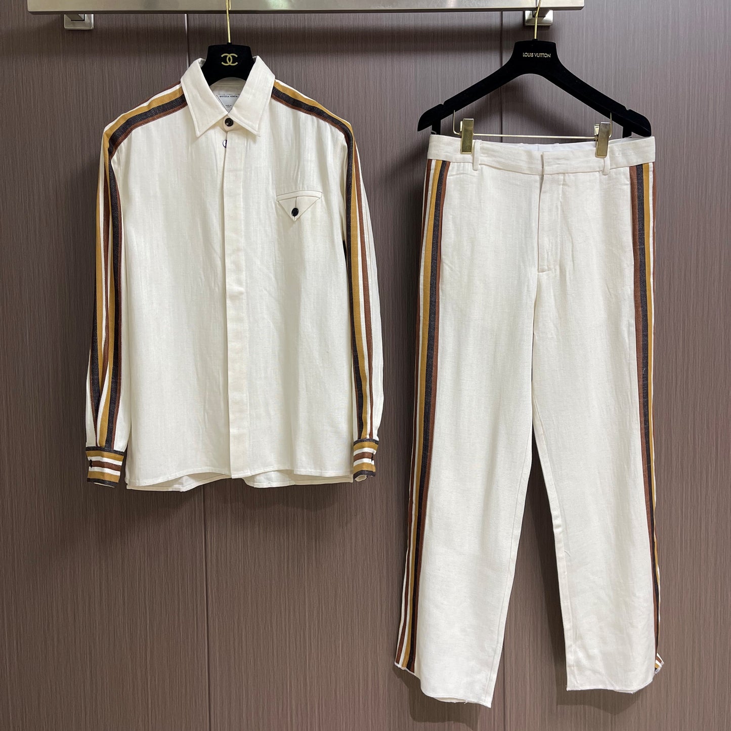 텍스처 셔츠, 팬츠 세트 (Textured shirt and pants set)