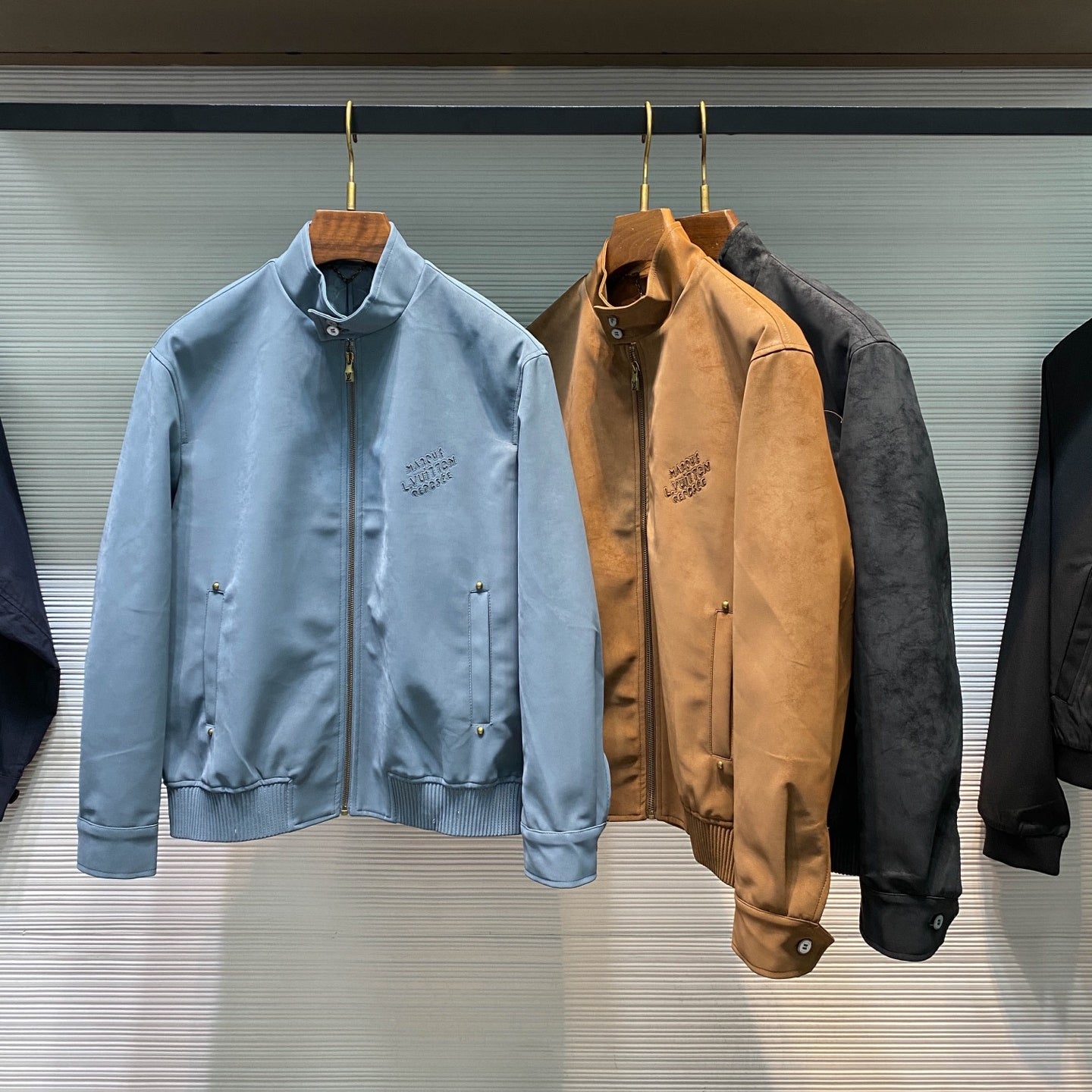 스웨이드 칼라 재킷 (suede collar jacket)