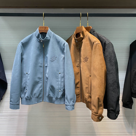 스웨이드 칼라 재킷 (suede collar jacket)