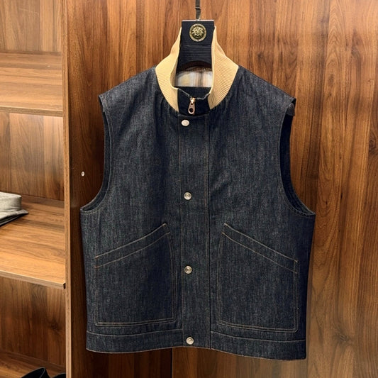 레이어링 조끼 (herringbone vest)