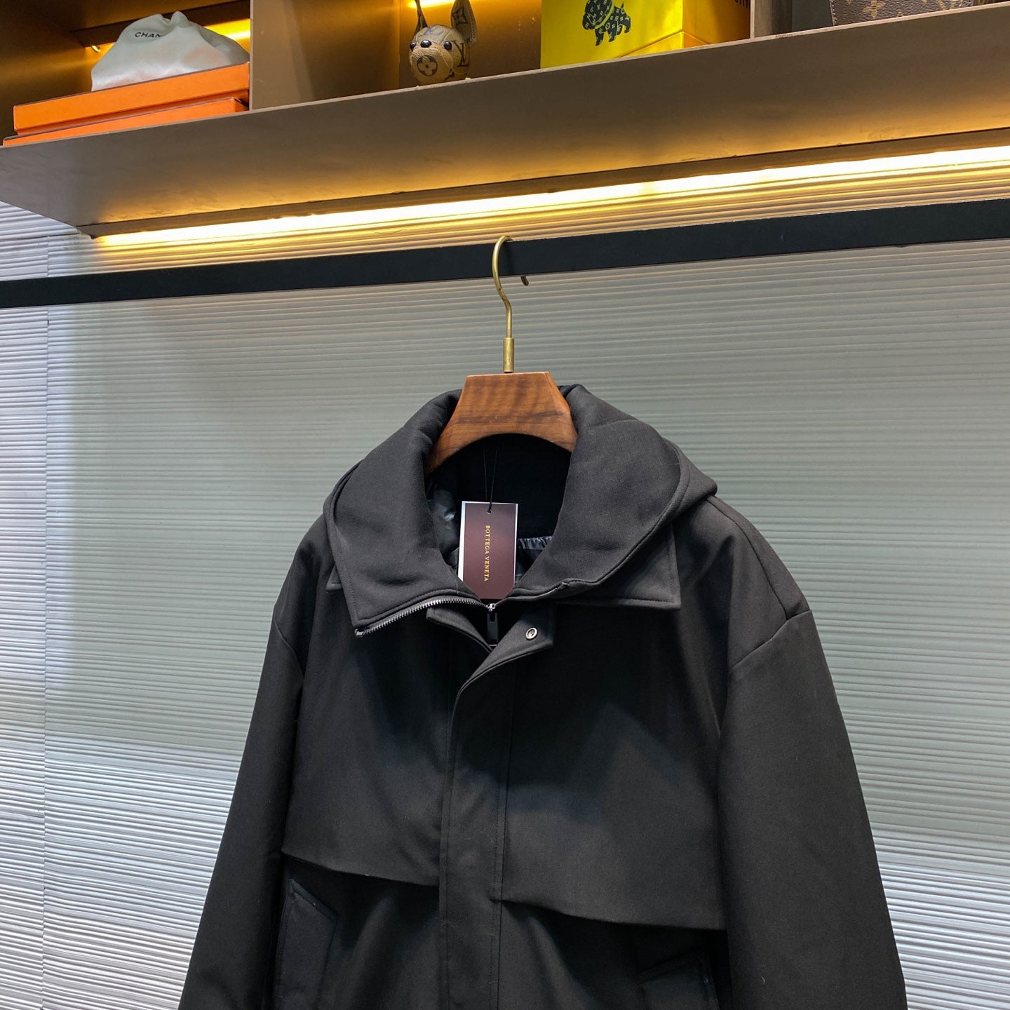 매트 트윌 롱 다운 코트 (Matte twill long down coat)