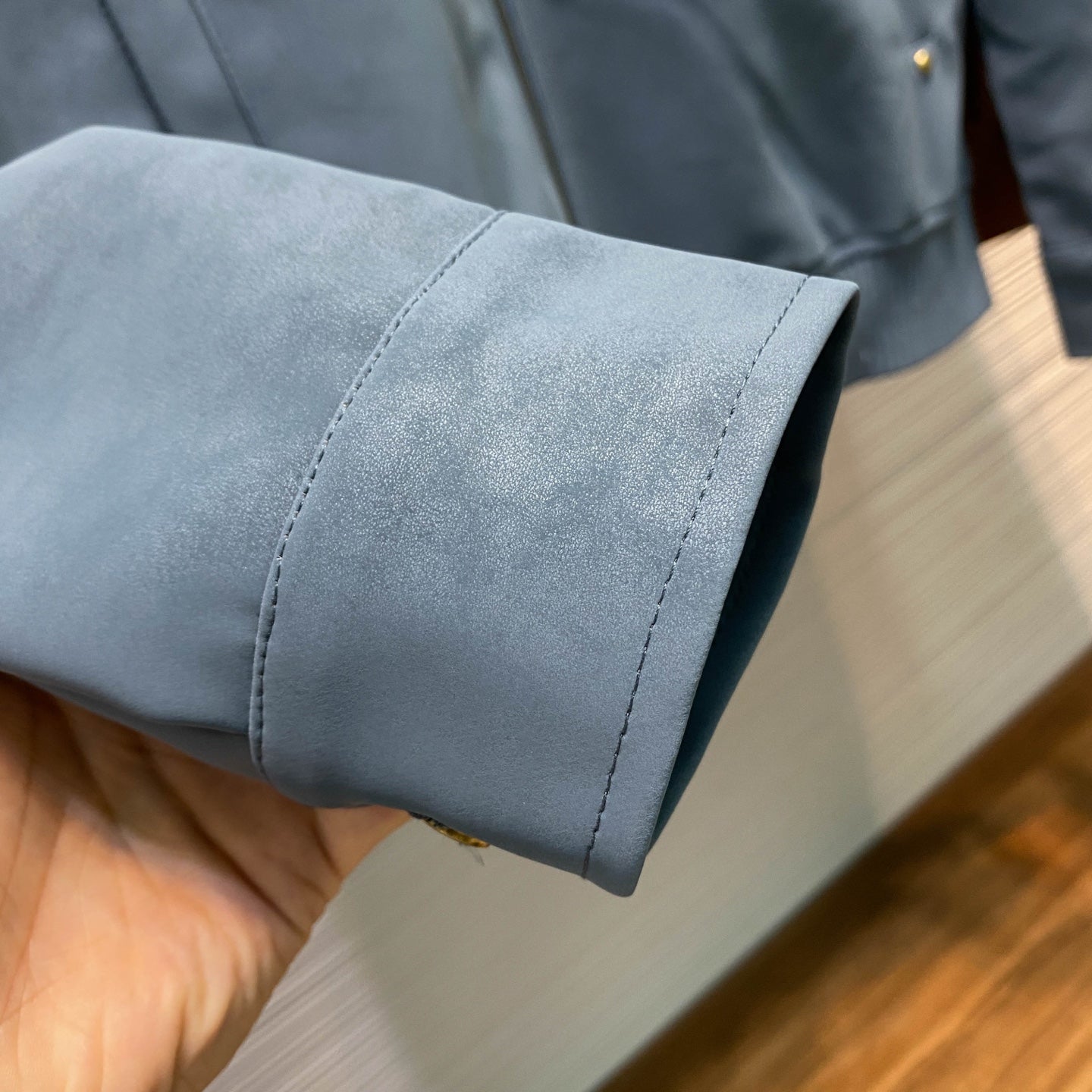 스웨이드 칼라 재킷 (suede collar jacket)