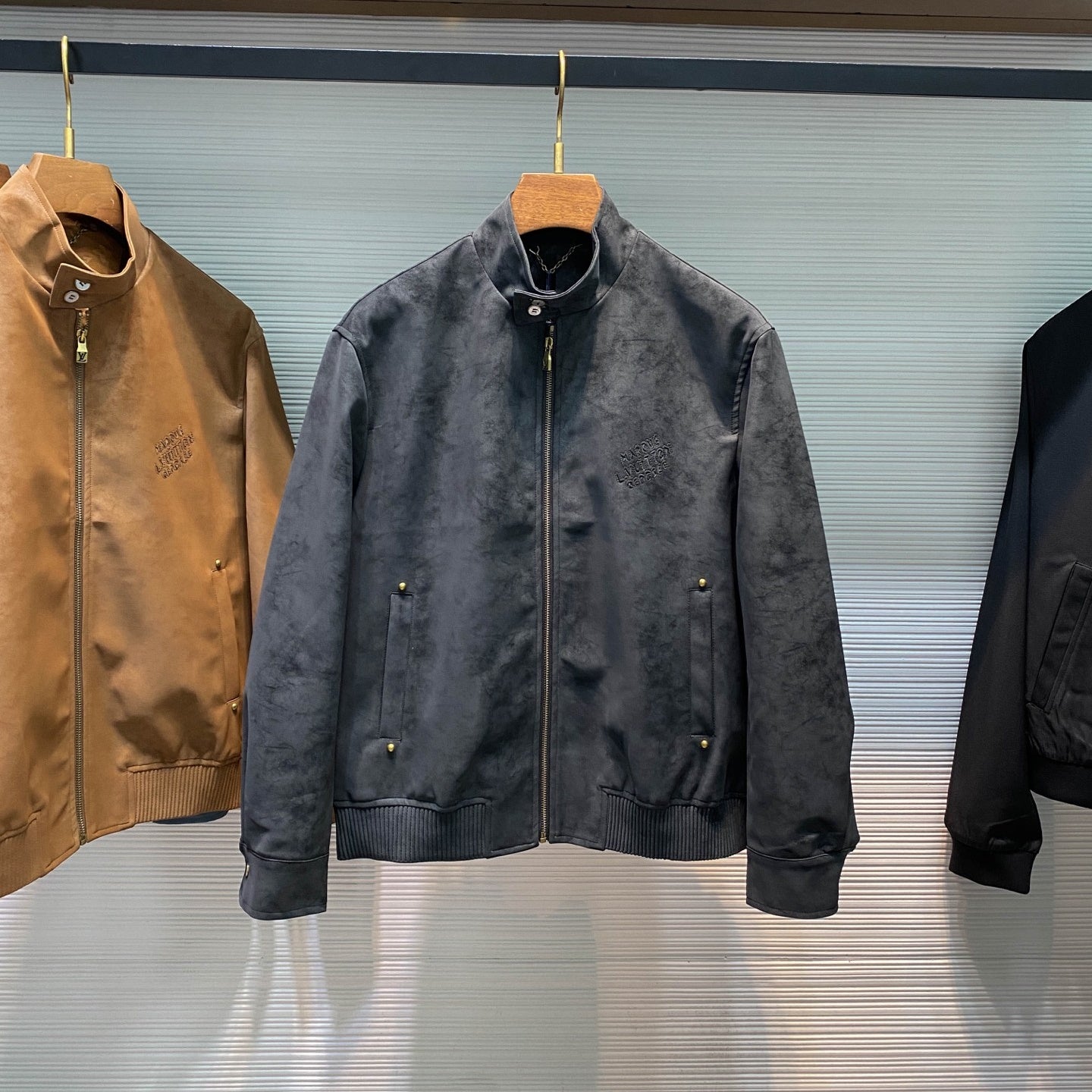 스웨이드 칼라 재킷 (suede collar jacket)