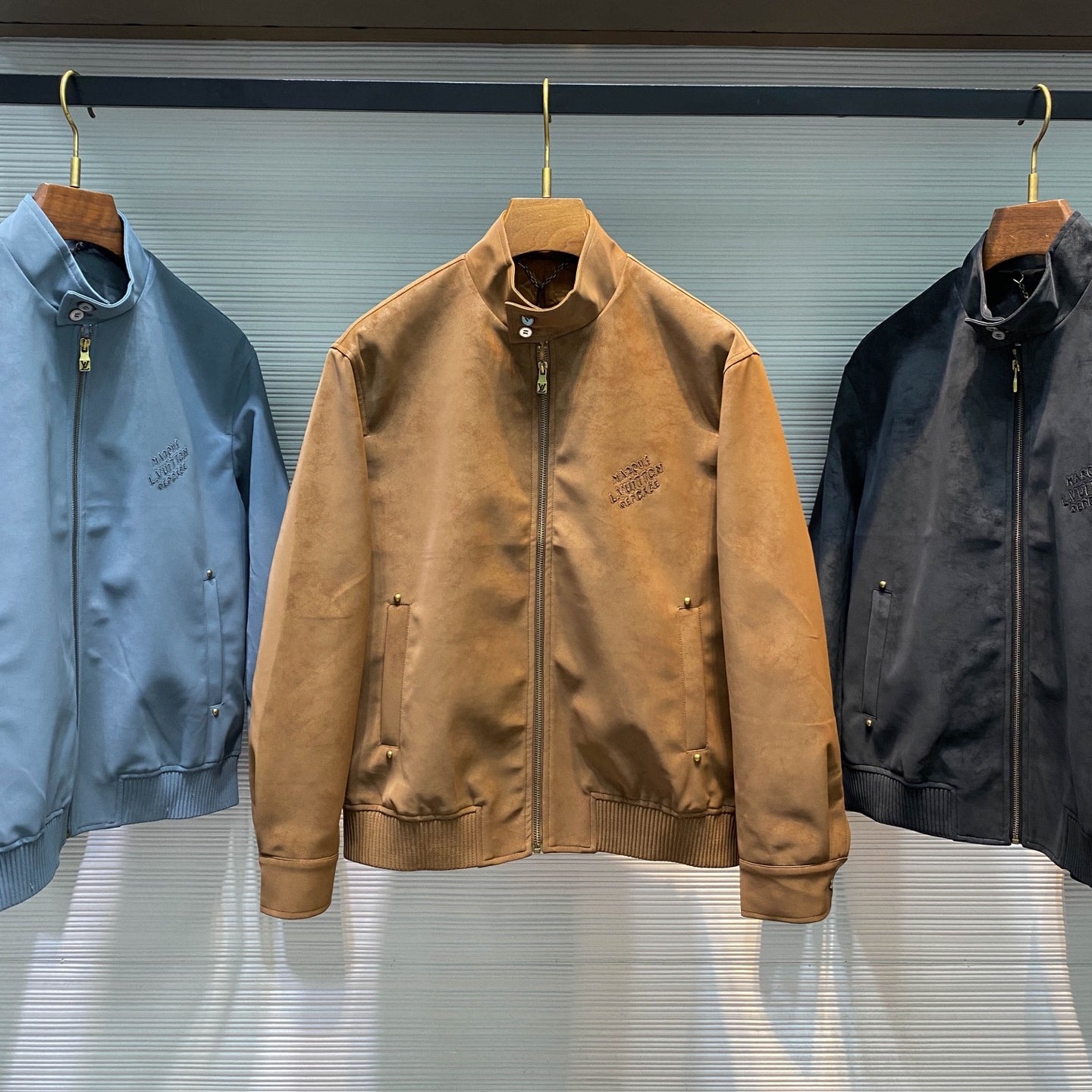 스웨이드 칼라 재킷 (suede collar jacket)