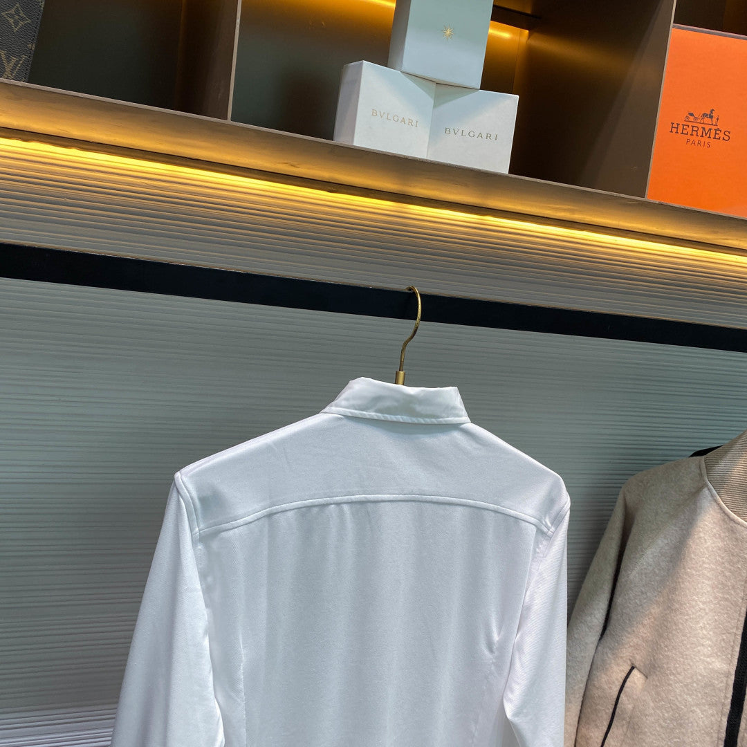메쉬 패치 셔츠 (mesh patch shirt)