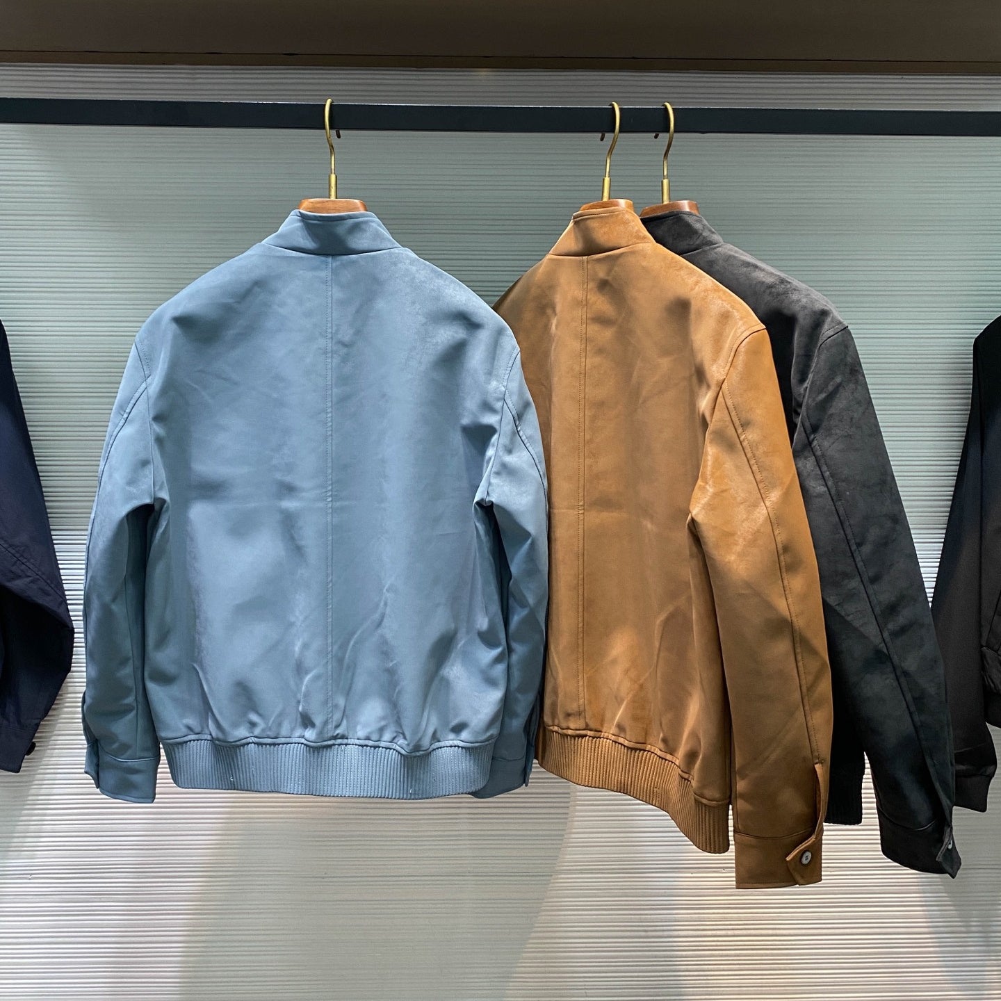 스웨이드 칼라 재킷 (suede collar jacket)