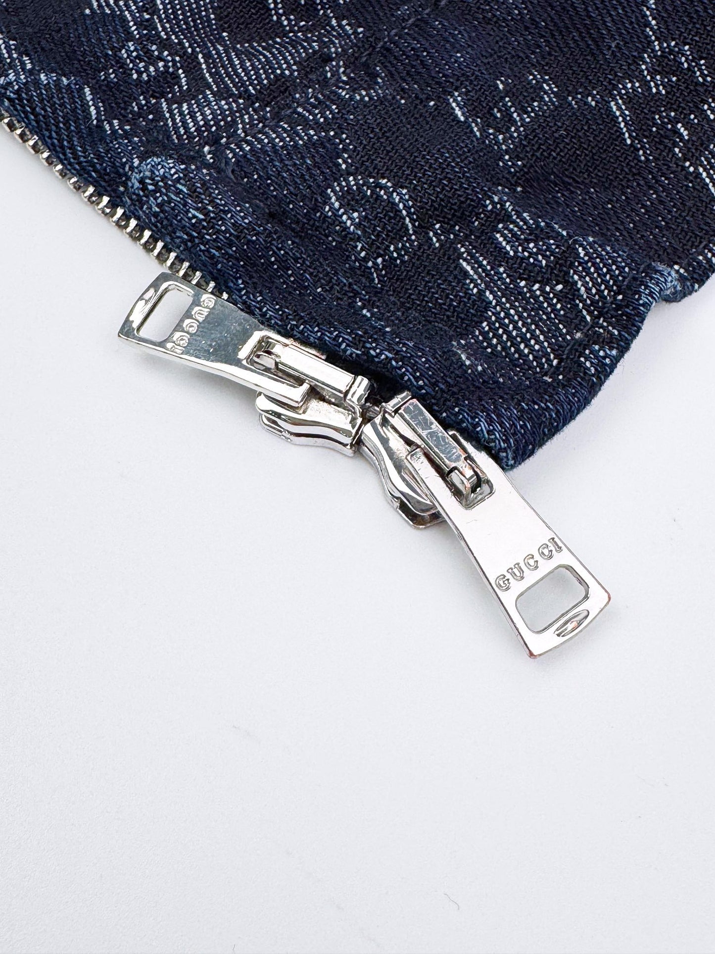 울오버 자카드 데님셋업 (Wool over jacquard denim set)