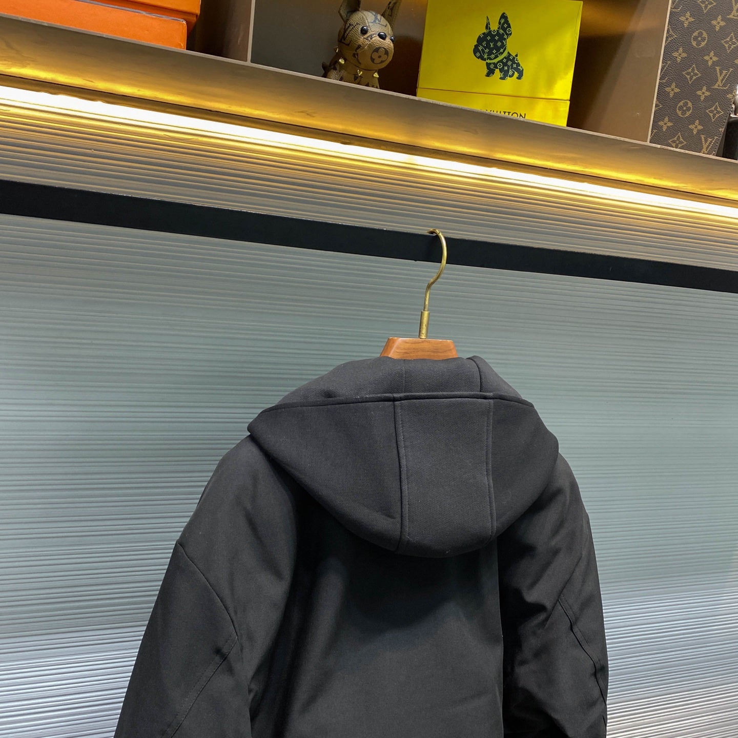 매트 트윌 롱 다운 코트 (Matte twill long down coat)