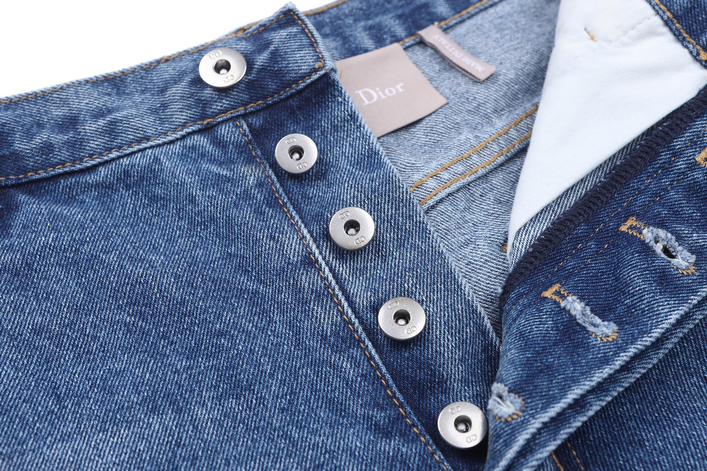 사이드 라인 데님팬츠 (Side-stripe denim pants)