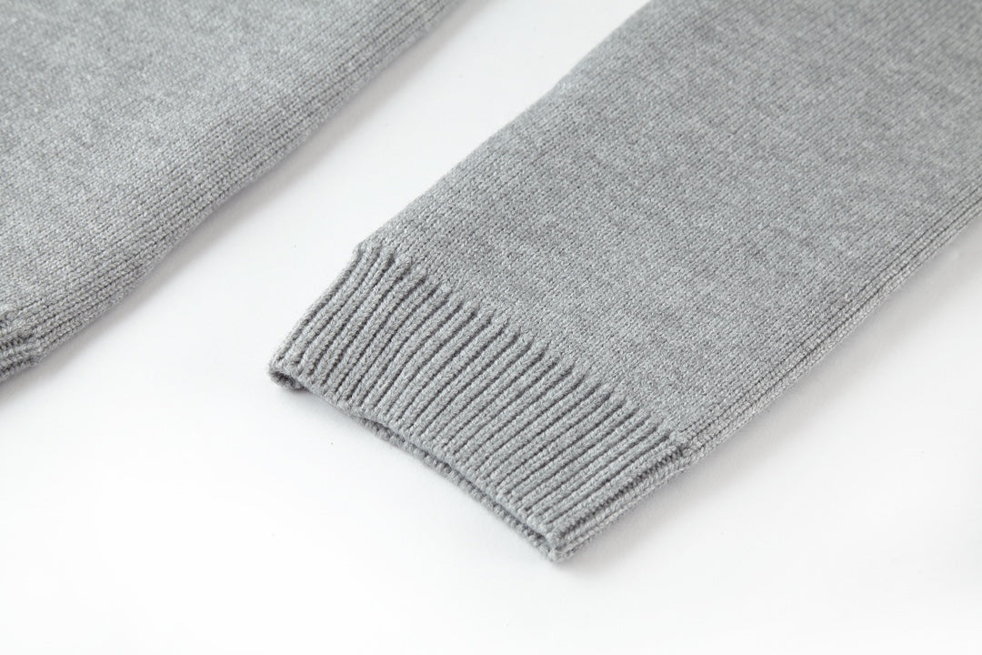울 혼방 패치가디건 (Wool Blend Patch Cardigan)