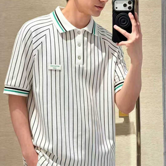 레터 배지 반팔티셔츠 (Letter badge short-sleeve T-shirt)