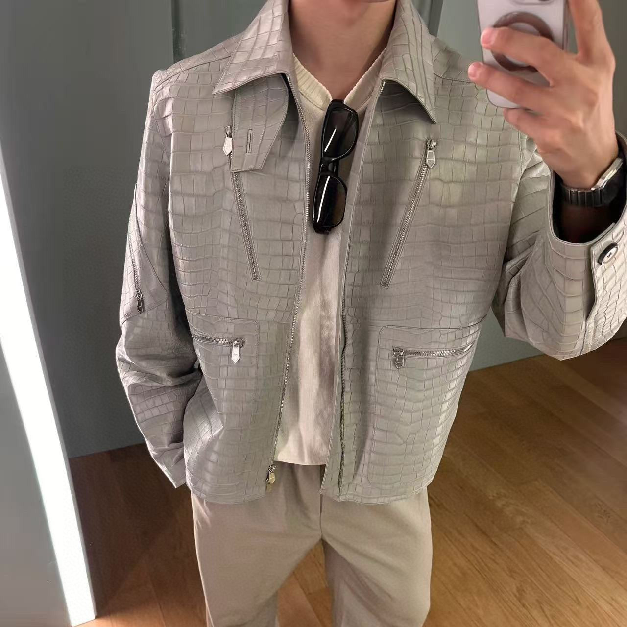 하드웨어 양가죽자켓 (hardware sheepskin jacket)