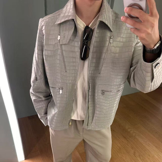 하드웨어 양가죽자켓 (hardware sheepskin jacket)