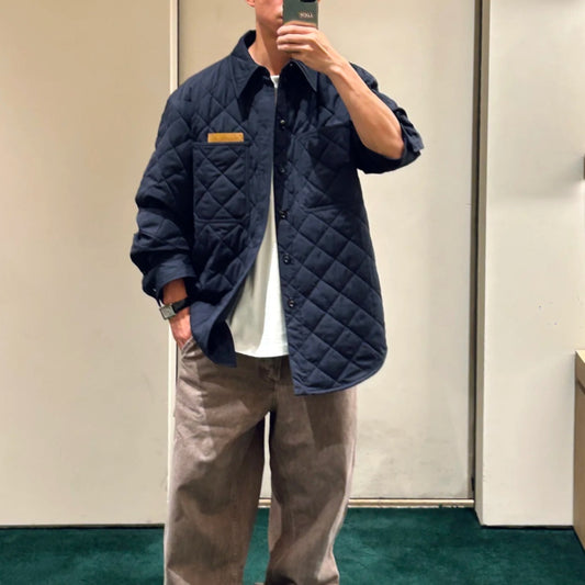 다이아몬드 퀄팅자켓 (Diamond quilted jacket)