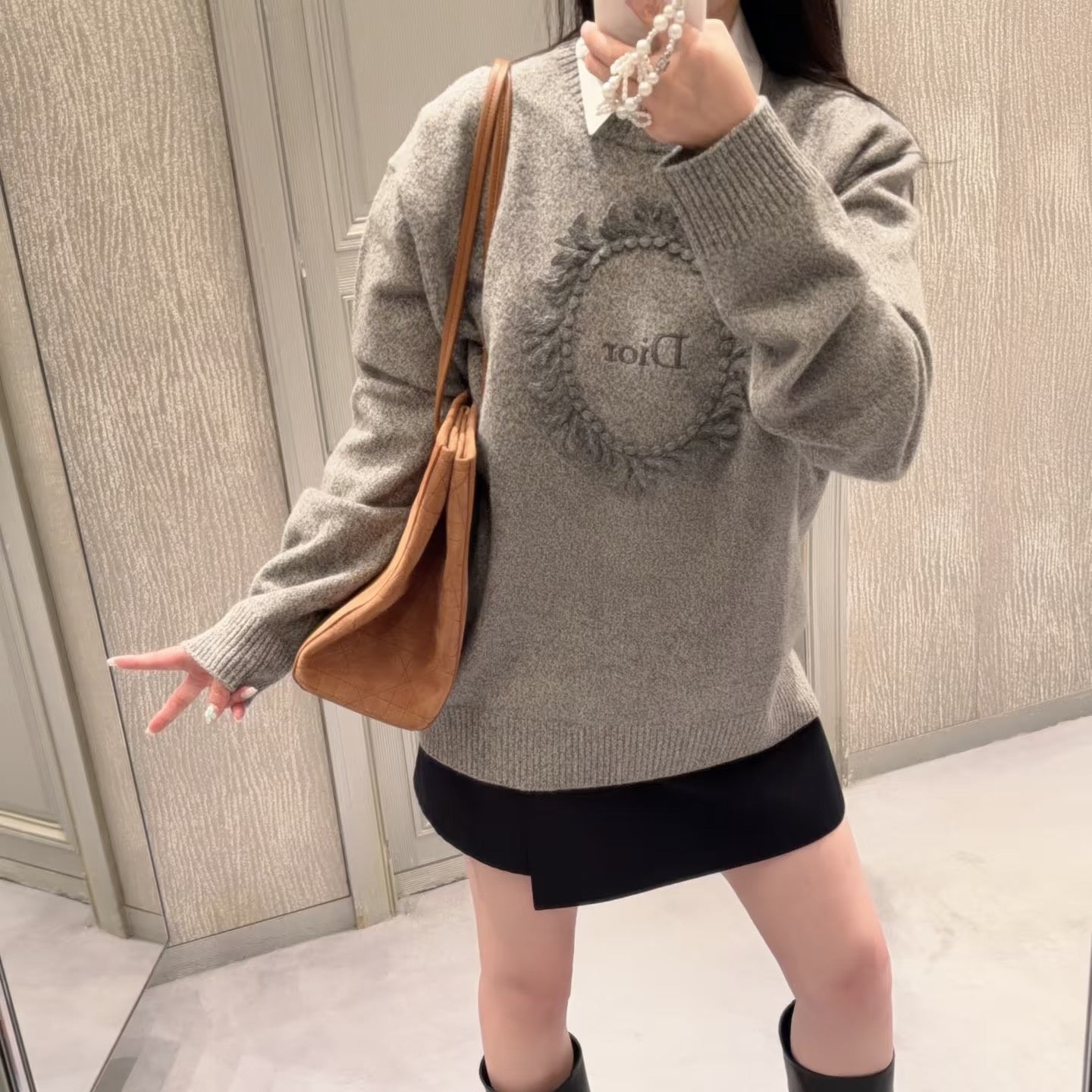 메달리온 니트티 (Medallion knit)